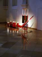 Peter Heel,   furniture for geometers, h 200 cm, 1999